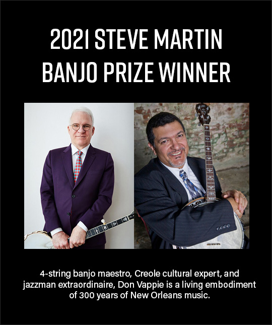 2021 Steve Martin Banjo Prize Winner